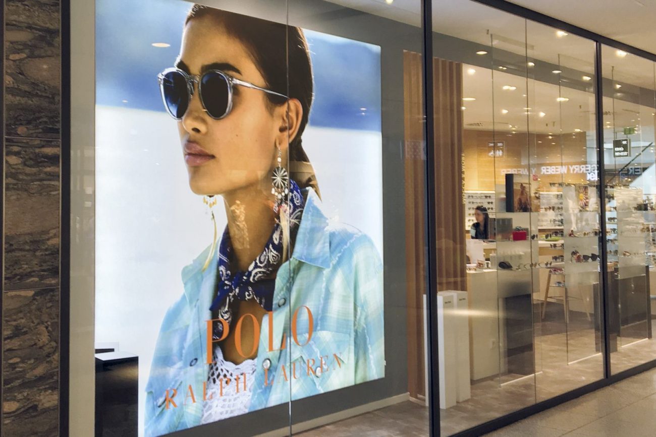 Werbetechnik Backlotfolie