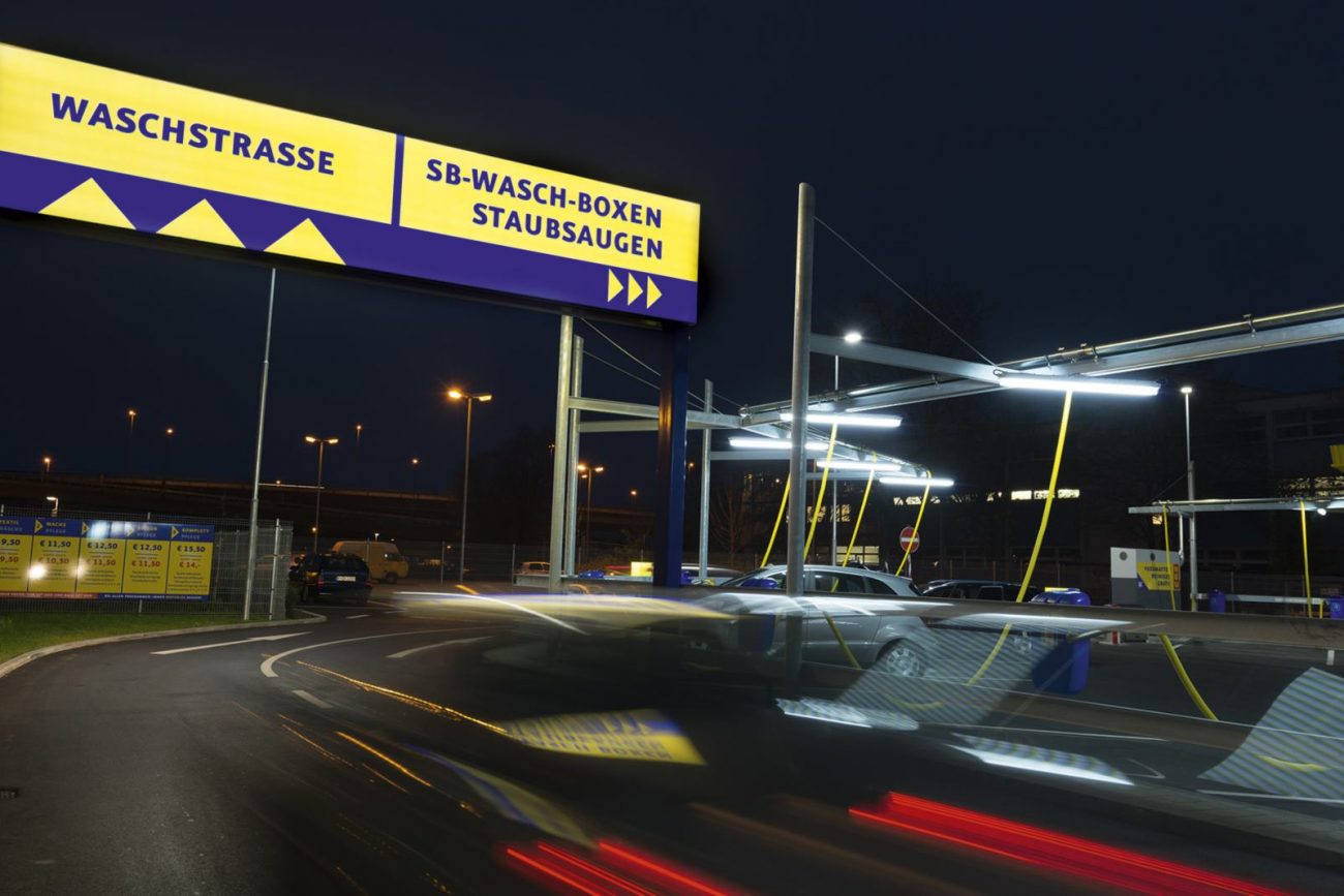 Werbetechnik Backlotfolie