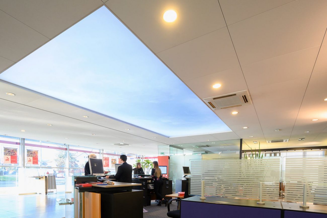 Deckenbeleuchtung Leuchtrahmen