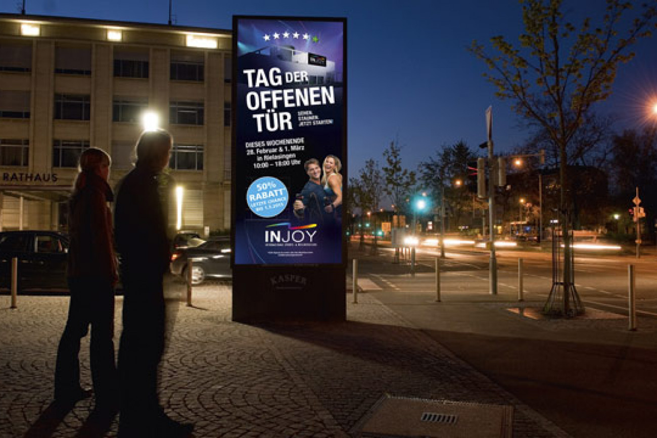 Werbetechnik Mietflächen