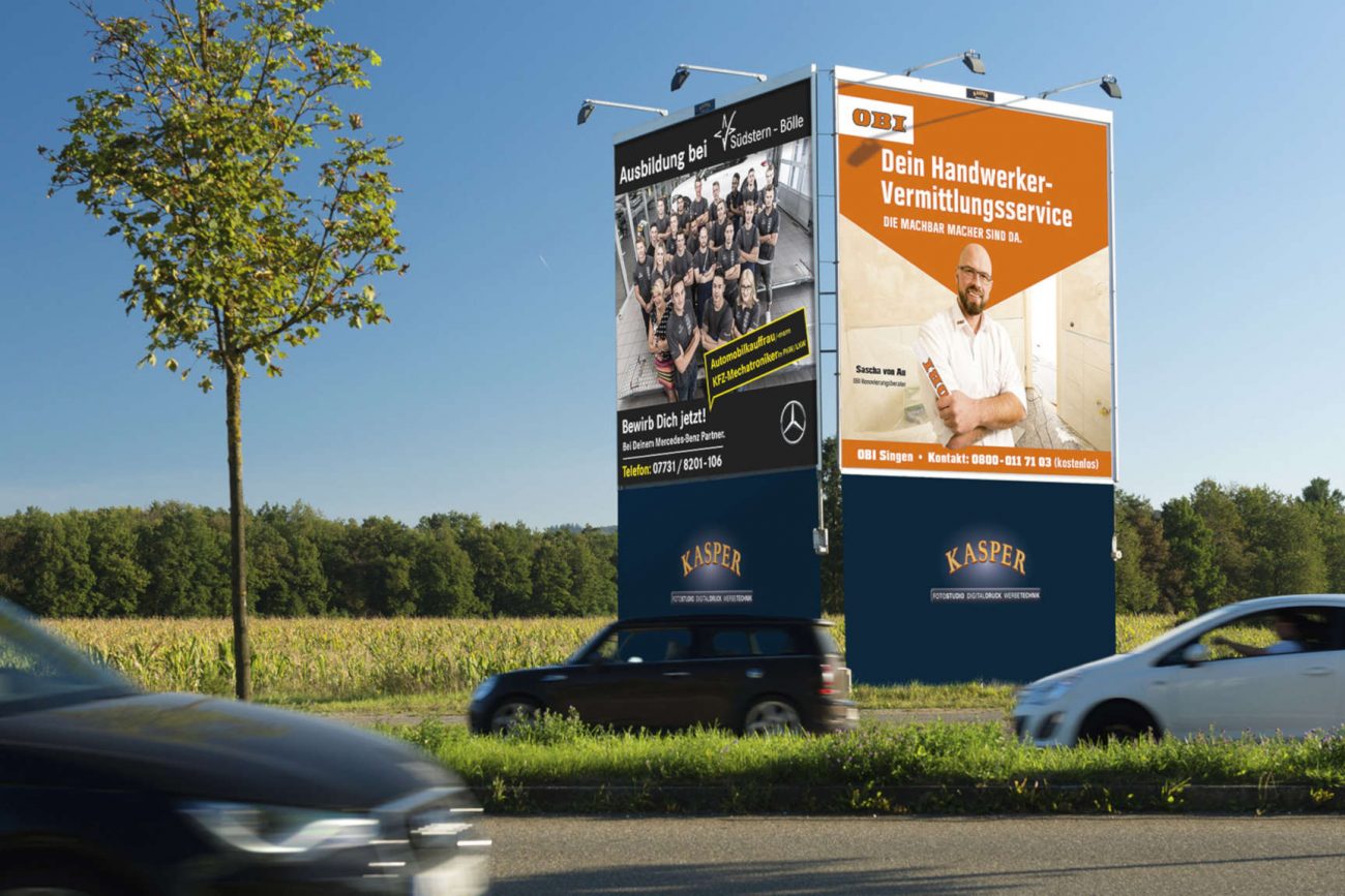 Mietflächen Werbetor