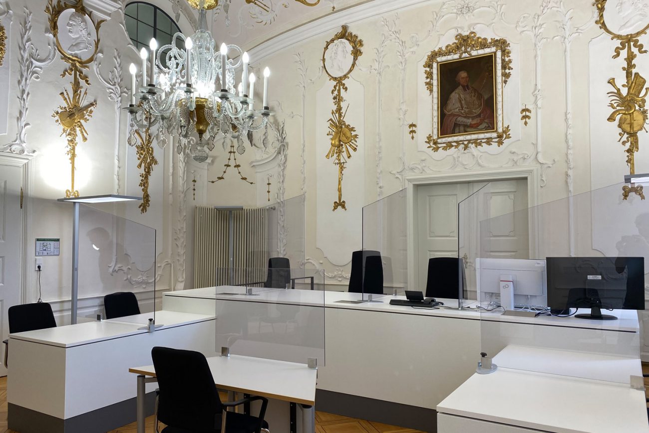 SHIELDGLAS, Spuckschutz, Hygieneschutzwand