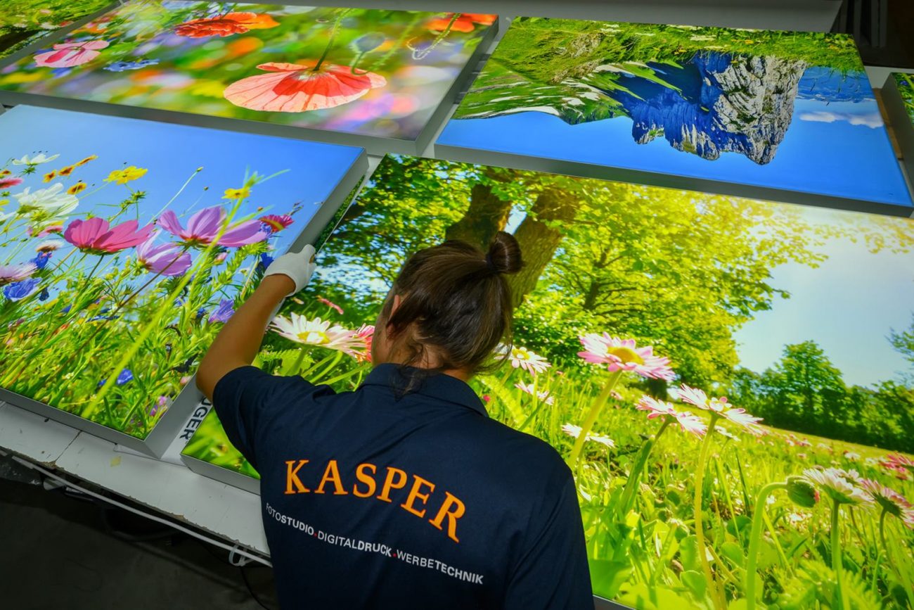 Werbetechnik Stoffdruck