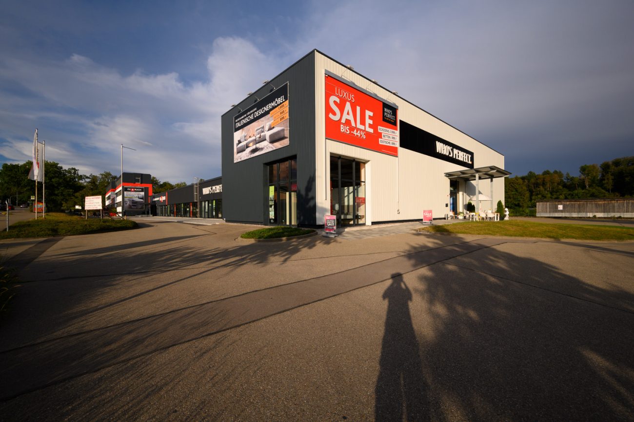 Werbearchitektur Who´s Perfect, Waldshut Kasper GmbH