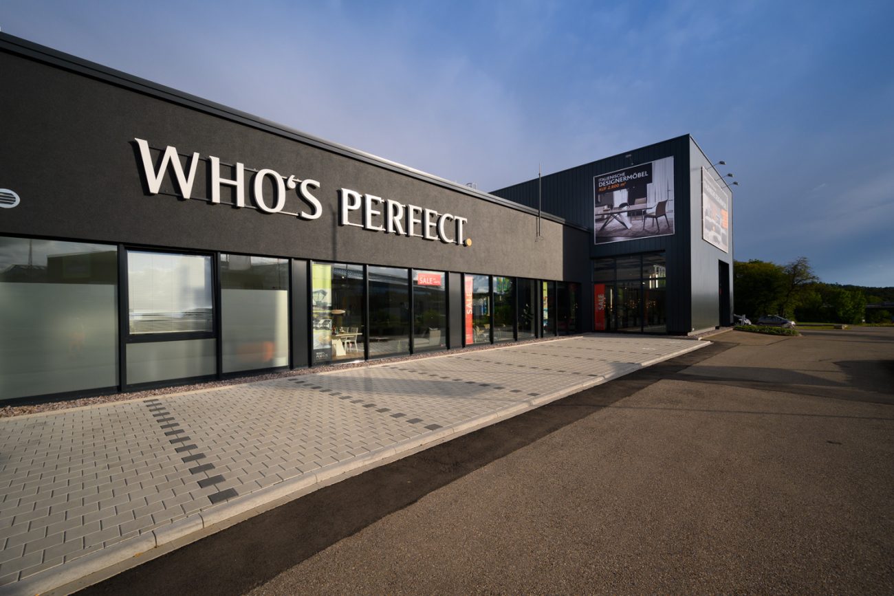 Werbearchitektur Who´s Perfect, Waldshut Kasper GmbH
