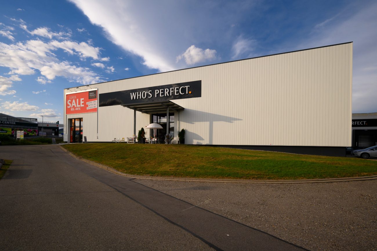Werbearchitektur Who´s Perfect, Waldshut Kasper GmbH